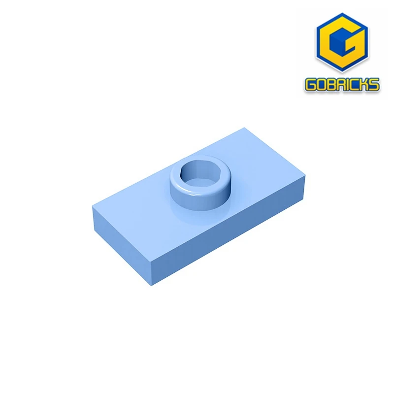 Diy Lego Electronics - Gobricks GDS-803 PLAKA 1X2 W.1 DÜĞME