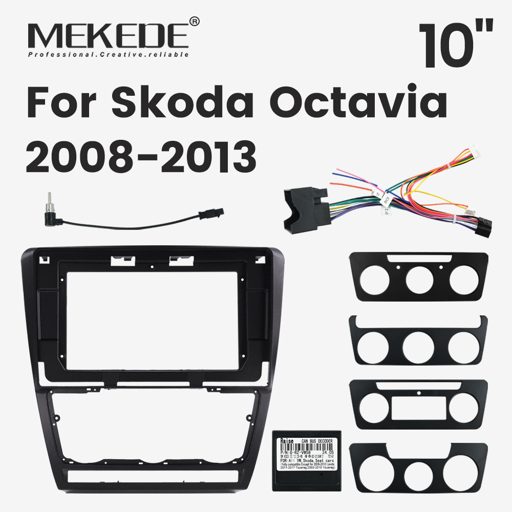 Diy Electronics Radio - MEKEDE Skoda Octavia 2008-2013 için 10