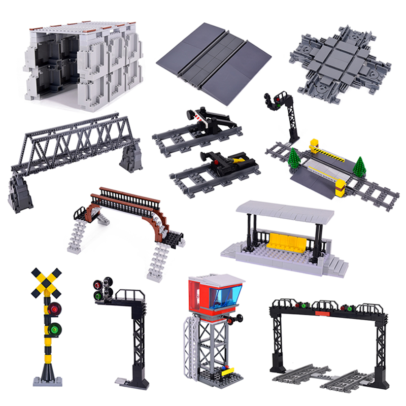 Diy Lego Electronics - Şehir Trenleri Esnek Parçalar Çatallı Düz