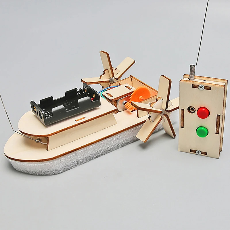 Diy Kit Elektronik - DIY Tekne Modeli Bilim Oyuncaklar Çocuklar
