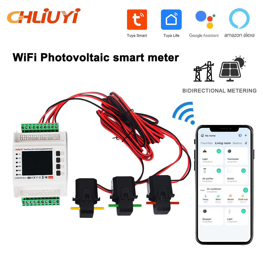 Diy Electronics Store - Tuya WiFi Akıllı Trafo Üç Fazlı