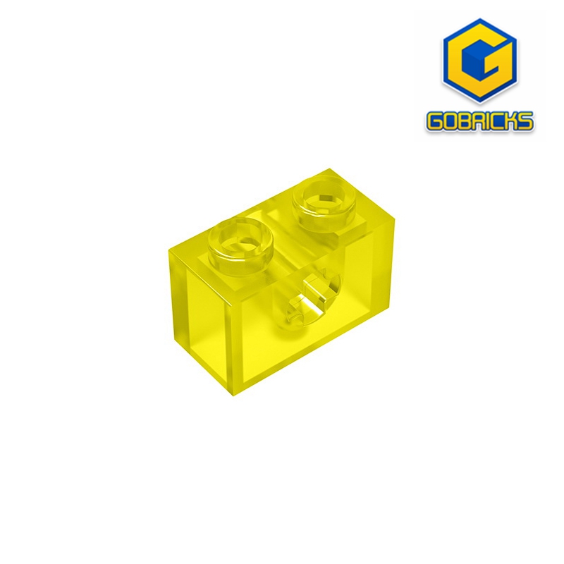 Diy Lego Electronics - Gobricks GDS-633 TUĞLA 1X2 ÇAPRAZ DELİKLİ