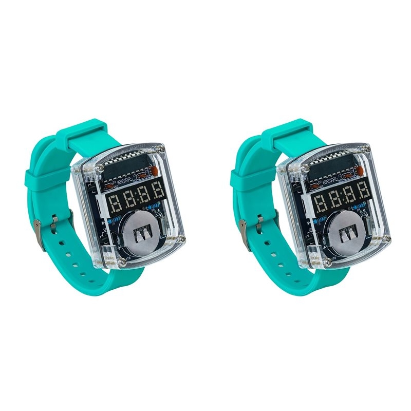 Diy Electronics Watch - 2X DIY Saat LED Saat Elektronik
