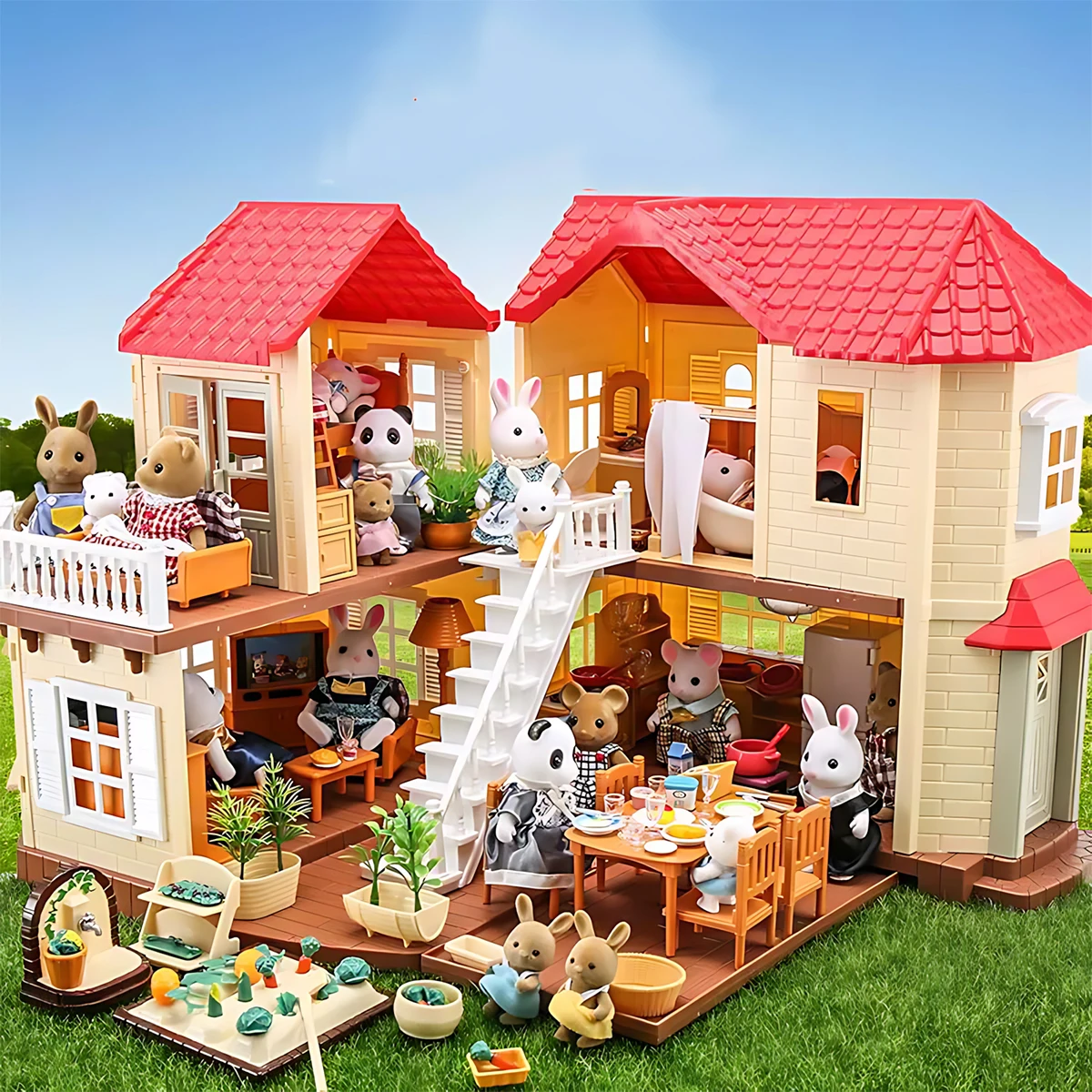 Diy Electronics Housing - Minyatür Mobilya 1:12 Dollhouse Mutfak Oturma