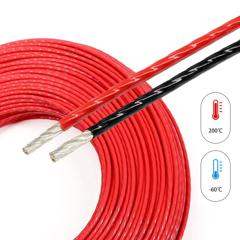 30 ~ 10AWG Kırmızı/Siyah PTFE  - Diy Electronics Audio incelemesi ve fiyatı
