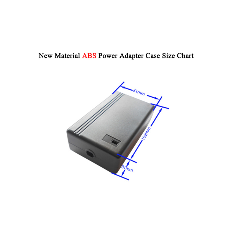 Siyah ABS Güç Adaptörü Kutusu  - Diy Electronics Wire incelemesi ve fiyatı