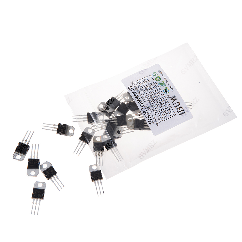 28PCS L7805 14 Değerli TO-220  - Lm317 Voltage Regulator incelemesi ve fiyatı