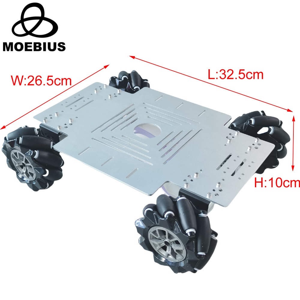 25 KG Yük 4WD Mecanum Tekerlek - Diy Kit Elektronik incelemesi ve fiyatı