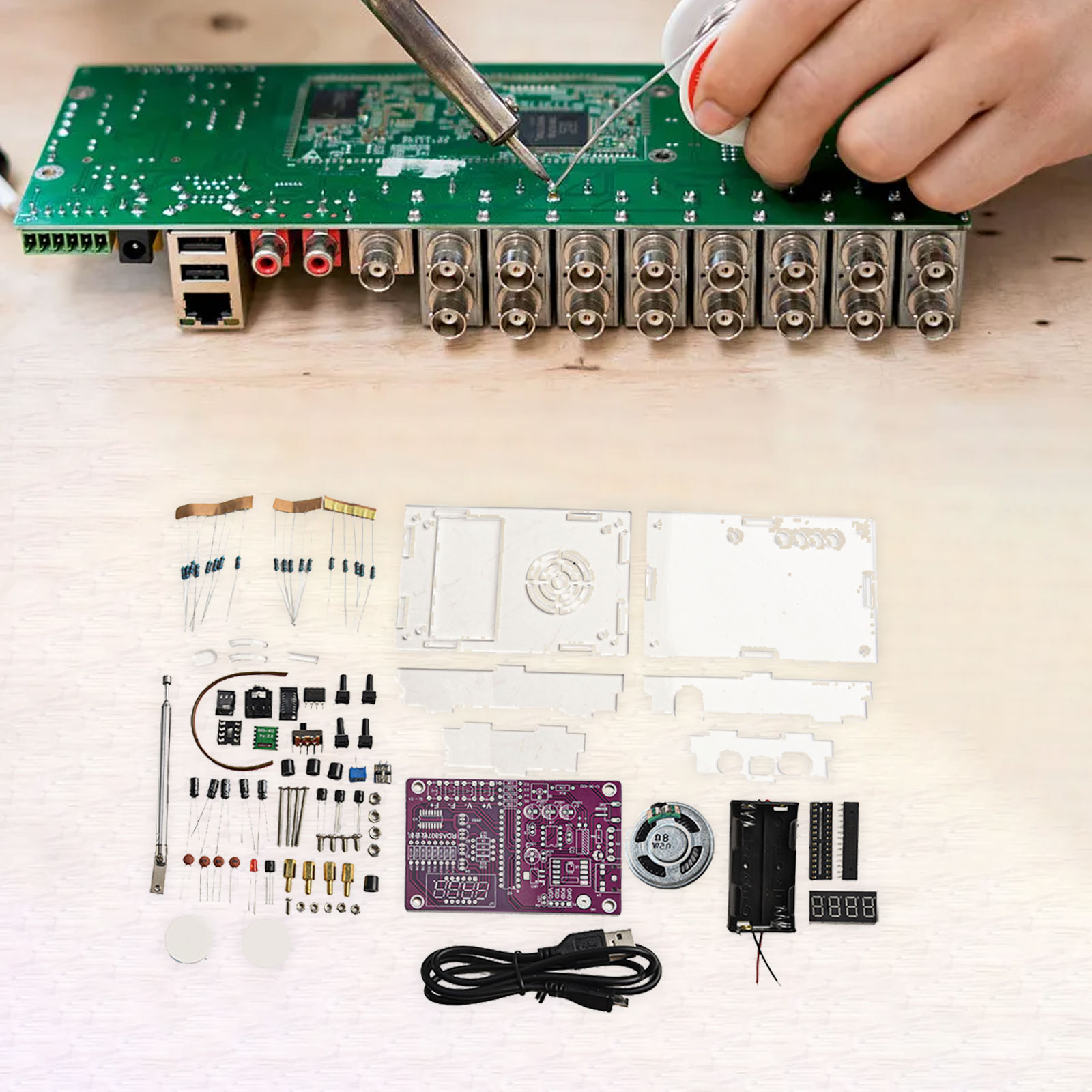FM Radyo DIY Lehimleme Kiti HU - Diy Electronics Kits For Beginners incelemesi ve fiyatı