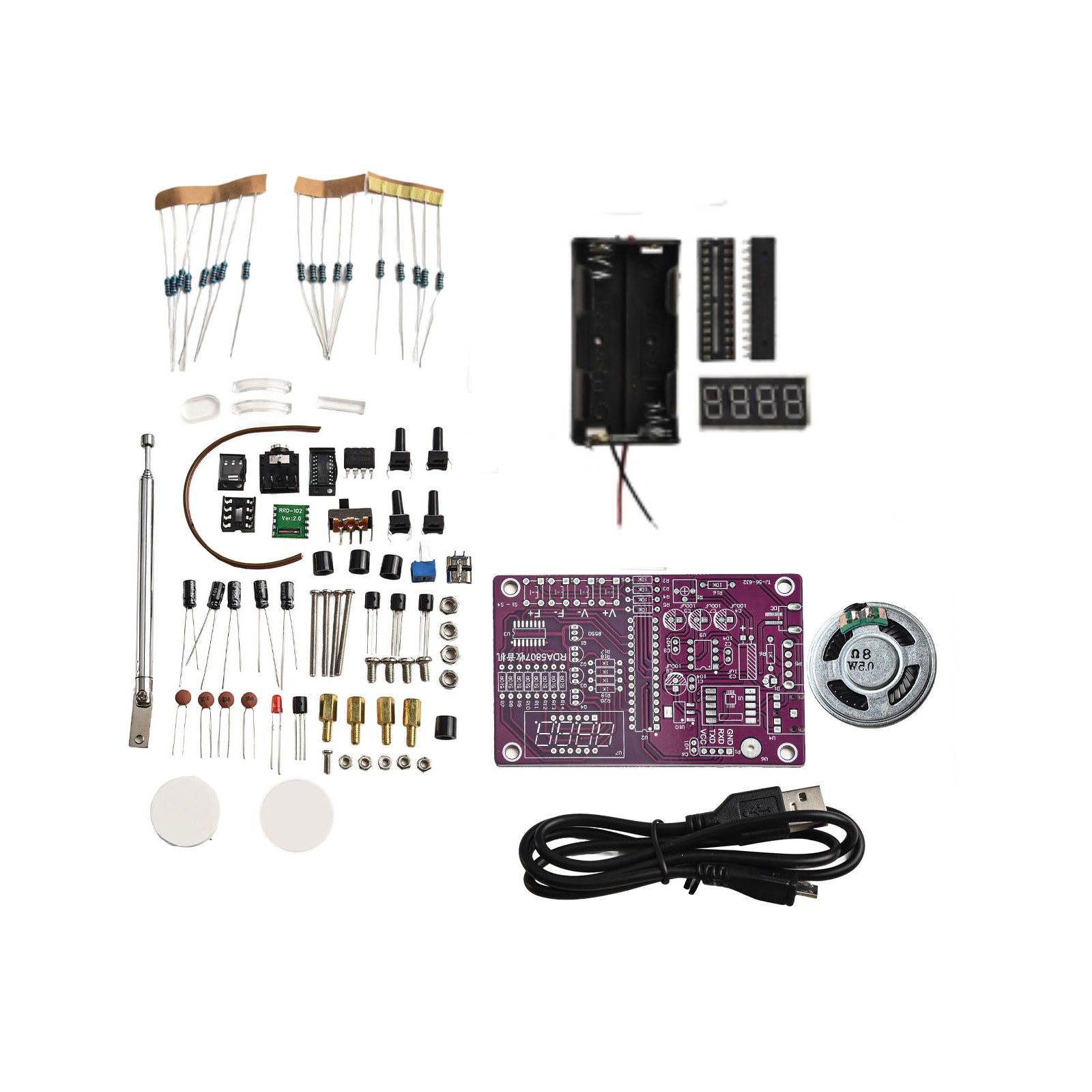 FM Radyo DIY Lehimleme Kiti HU - Diy Electronics Kits For Beginners incelemesi ve fiyatı