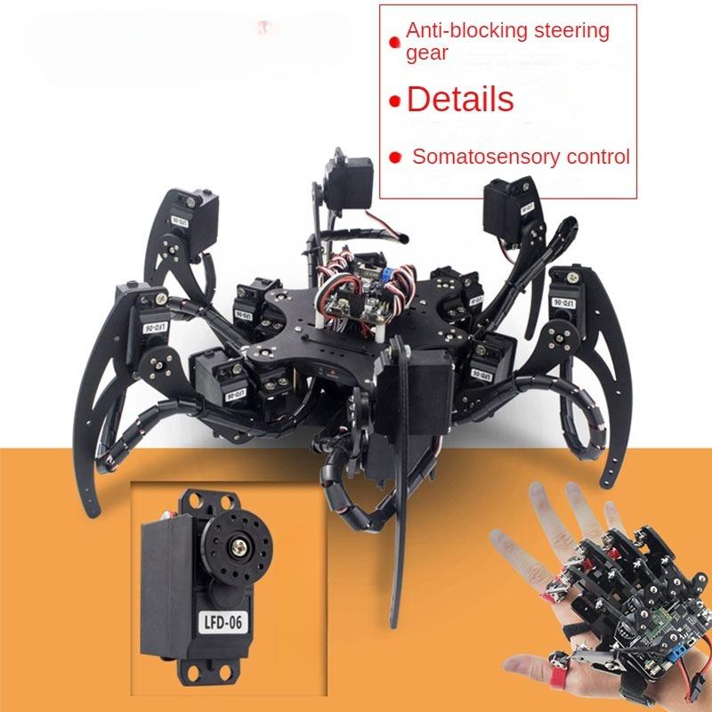 18 DOF Alüminyum Hexapod Örümc - Diy Kit Elektronik incelemesi ve fiyatı