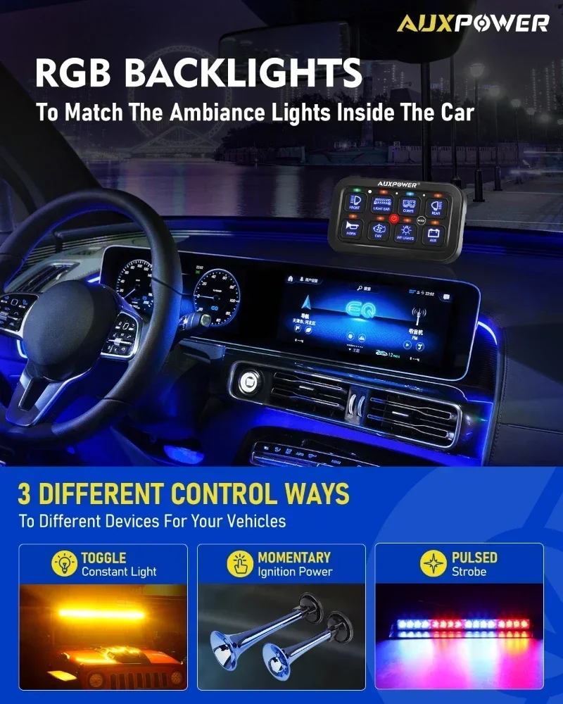 RGB ışıkları açma-kapama anaht - Diy Marine Electronics incelemesi ve fiyatı