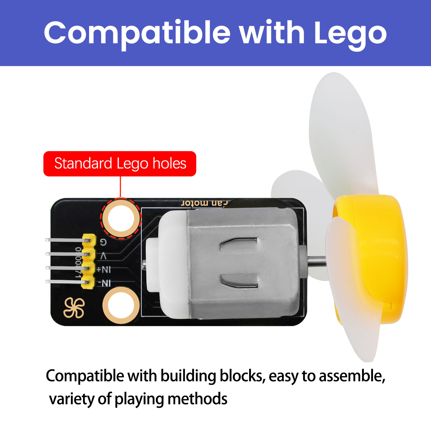 DC 3-6 V 130 Motor Fan Modülü  - Diy Lego Electronics incelemesi ve fiyatı