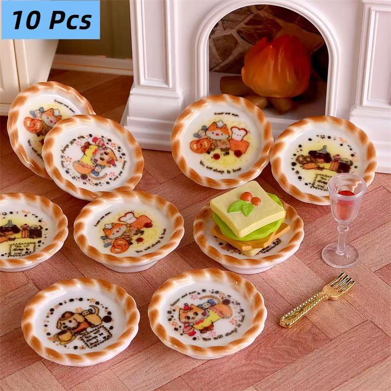 10 adet/takım Dollhouse Minyat - Diy Electronics Housing incelemesi ve fiyatı
