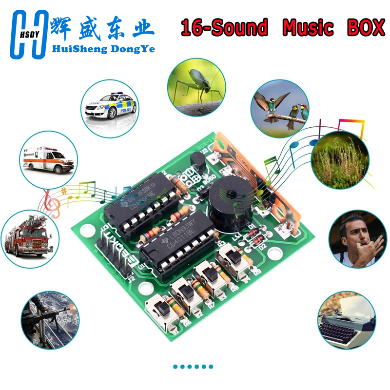 16 Müzik Ses Kutusu BOX-16 Kur - Diy Electronics Audio incelemesi ve fiyatı