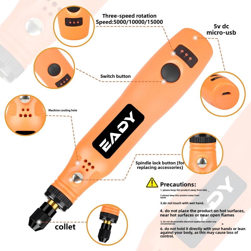 USB Kablosuz Döner Alet Seti – - Diy Kit Elektronik incelemesi ve fiyatı