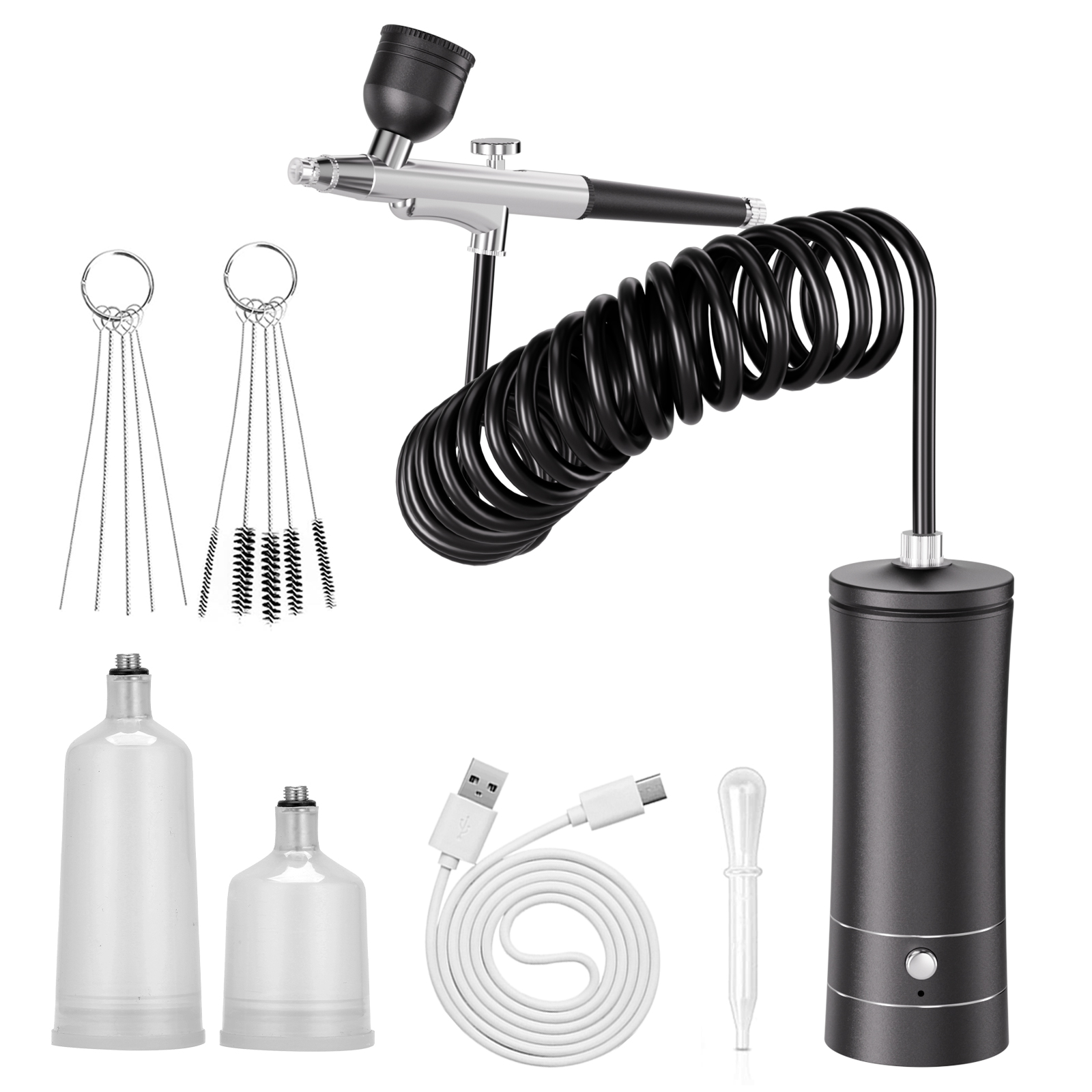 Kompresörlü Kablosuz Airbrush  - Diy Electronics Power Supply incelemesi ve fiyatı