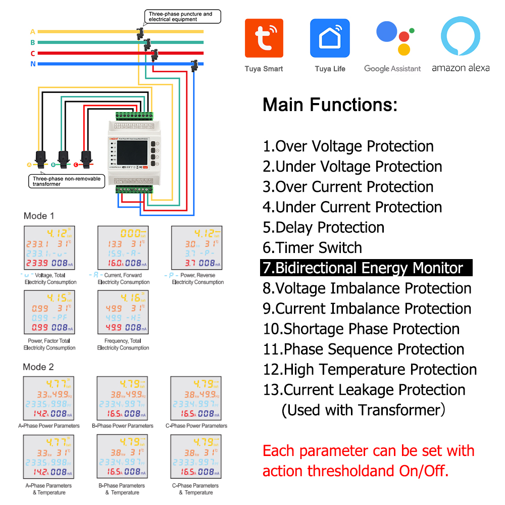 Tuya WiFi Akıllı Trafo Üç Fazl - Diy Electronics Store incelemesi ve fiyatı
