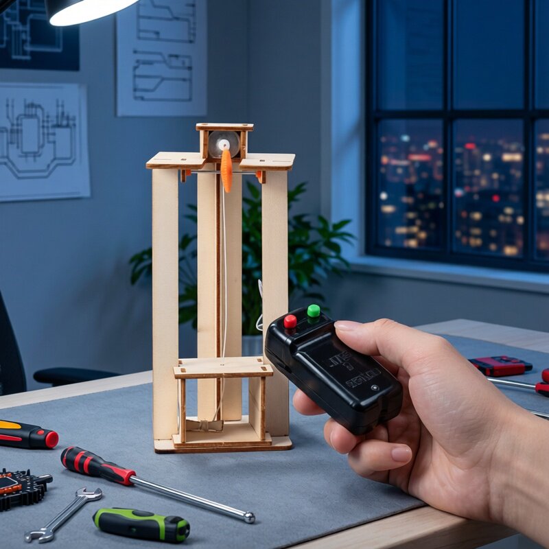 DIY Elektrikli Asansör Asansör - Diy Kit Elektronik incelemesi ve fiyatı