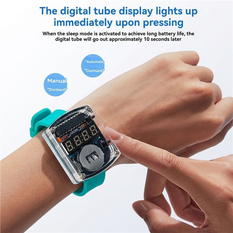 2X DIY Saat LED Saat Elektroni - Diy Electronics Watch incelemesi ve fiyatı