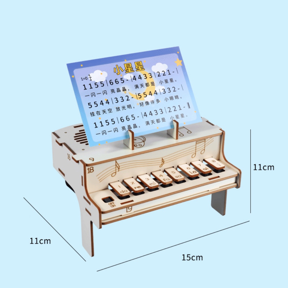 DIY Ahşap Elektronik Piyano Mo - Diy Electronics Supplies incelemesi ve fiyatı