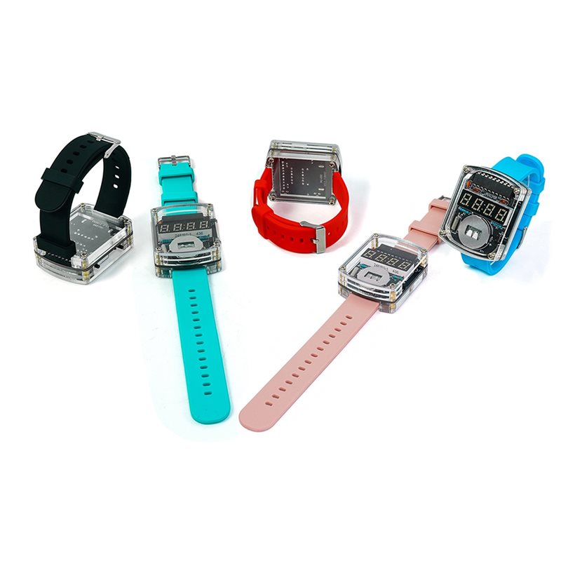 2X DIY Saat LED Saat Elektroni - Diy Electronics Watch incelemesi ve fiyatı