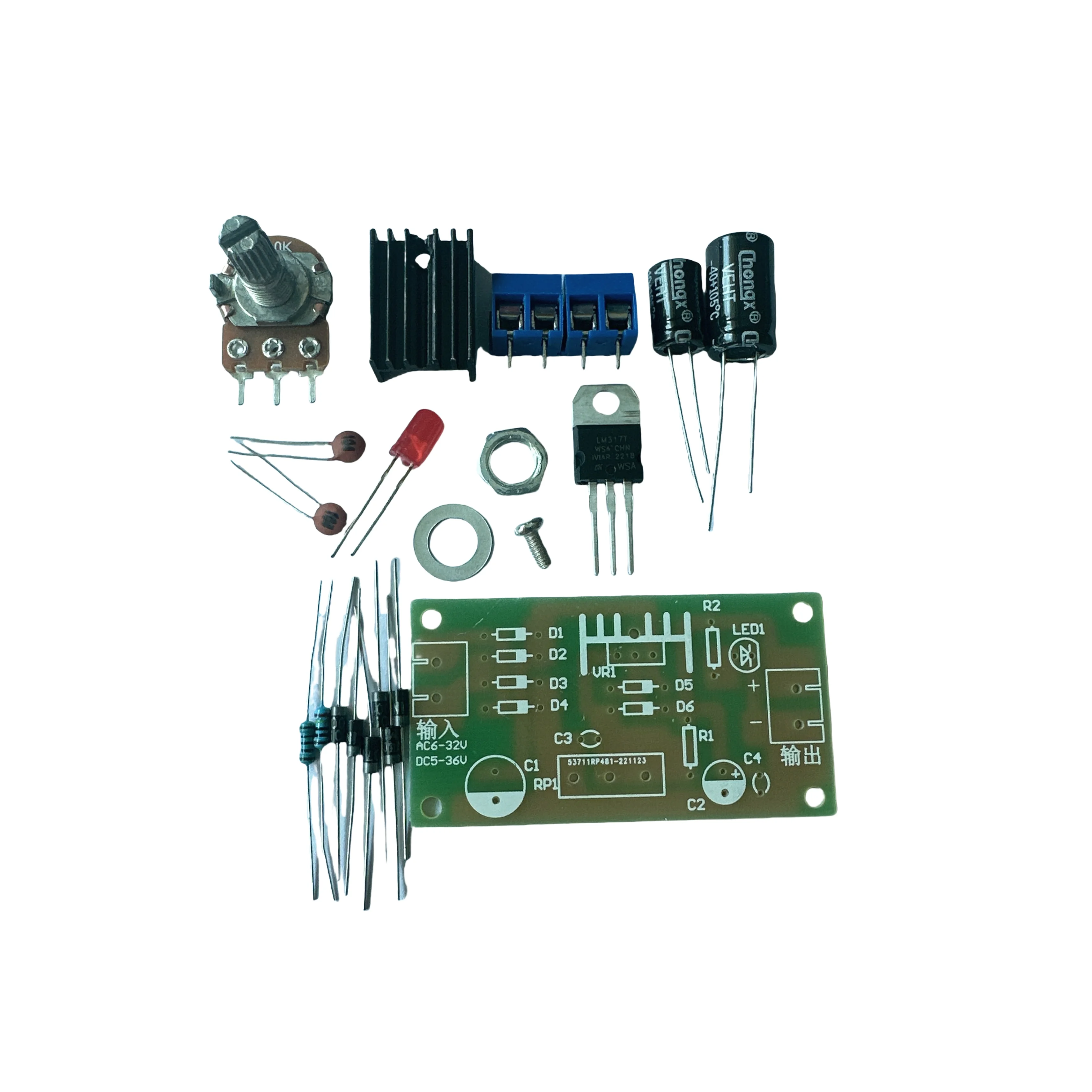 LM317 Ayarlanabilir Düzenlenmi - Lm317 Voltage Regulator incelemesi ve fiyatı