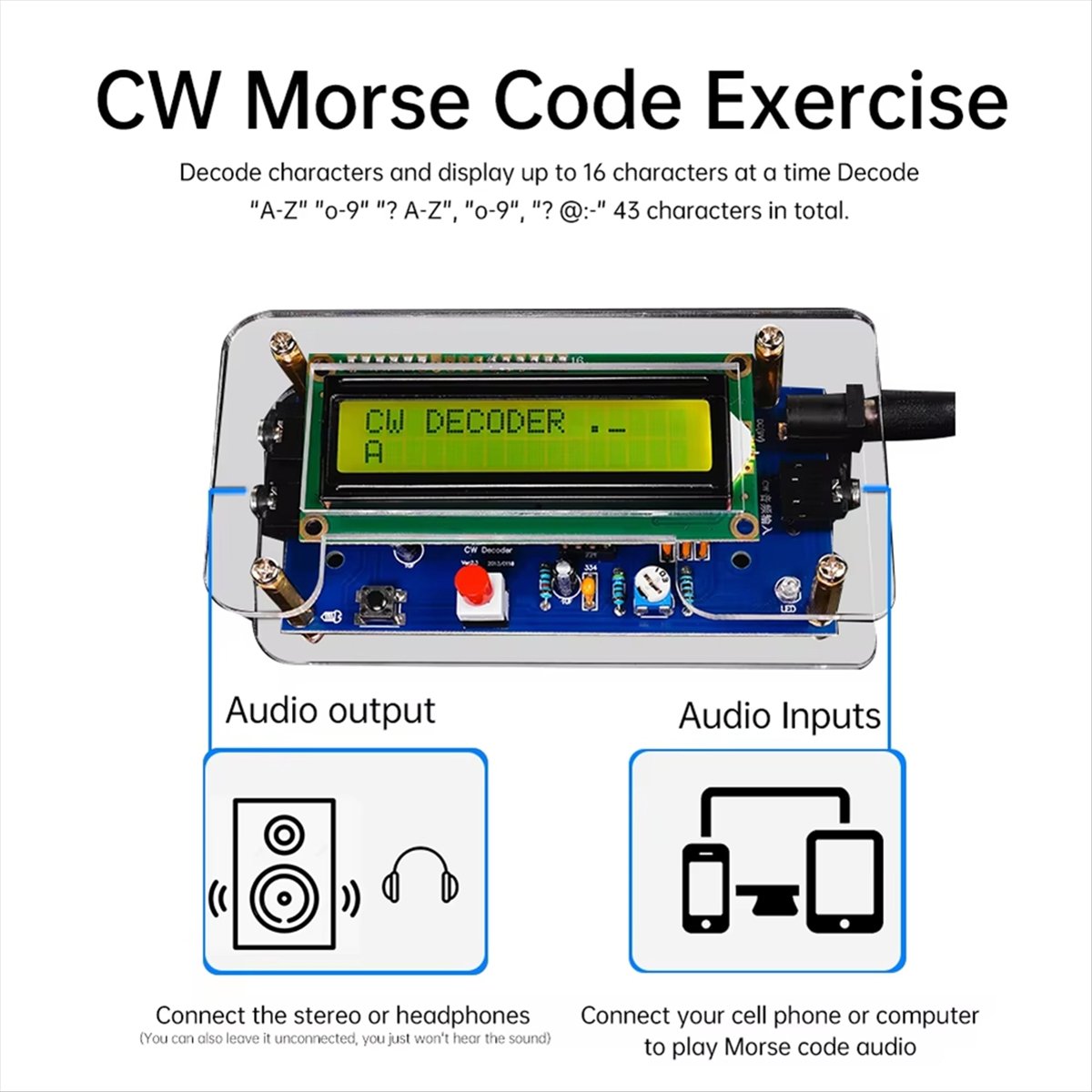 HDL DC9V CW Mors Kodu Dekoder  - Diy Electronics Audio incelemesi ve fiyatı