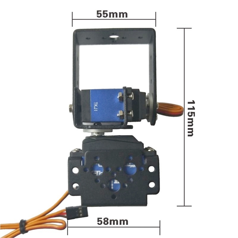 2 DOF Robotik Pan Ve Tilt Serv - Diy Kit Elektronik incelemesi ve fiyatı
