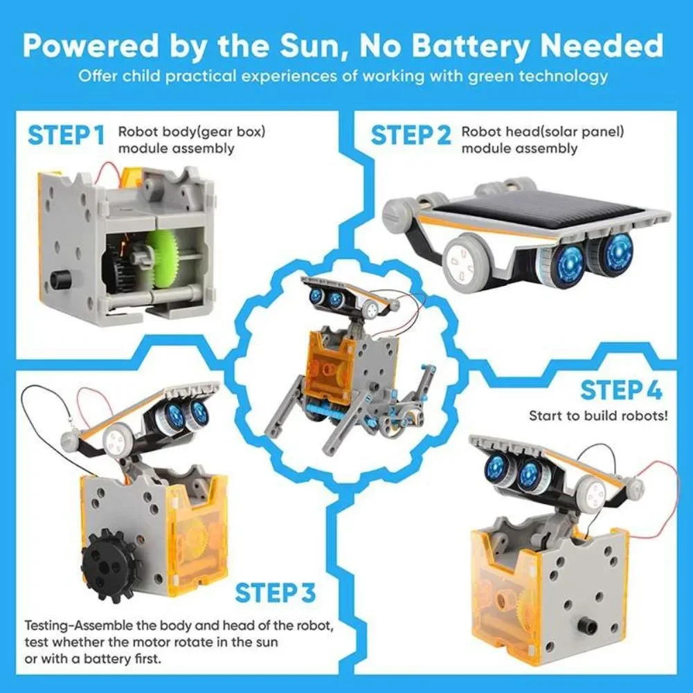 13 in 1 Güneş Enerjili Robot B - Diy Kit Elektronik incelemesi ve fiyatı