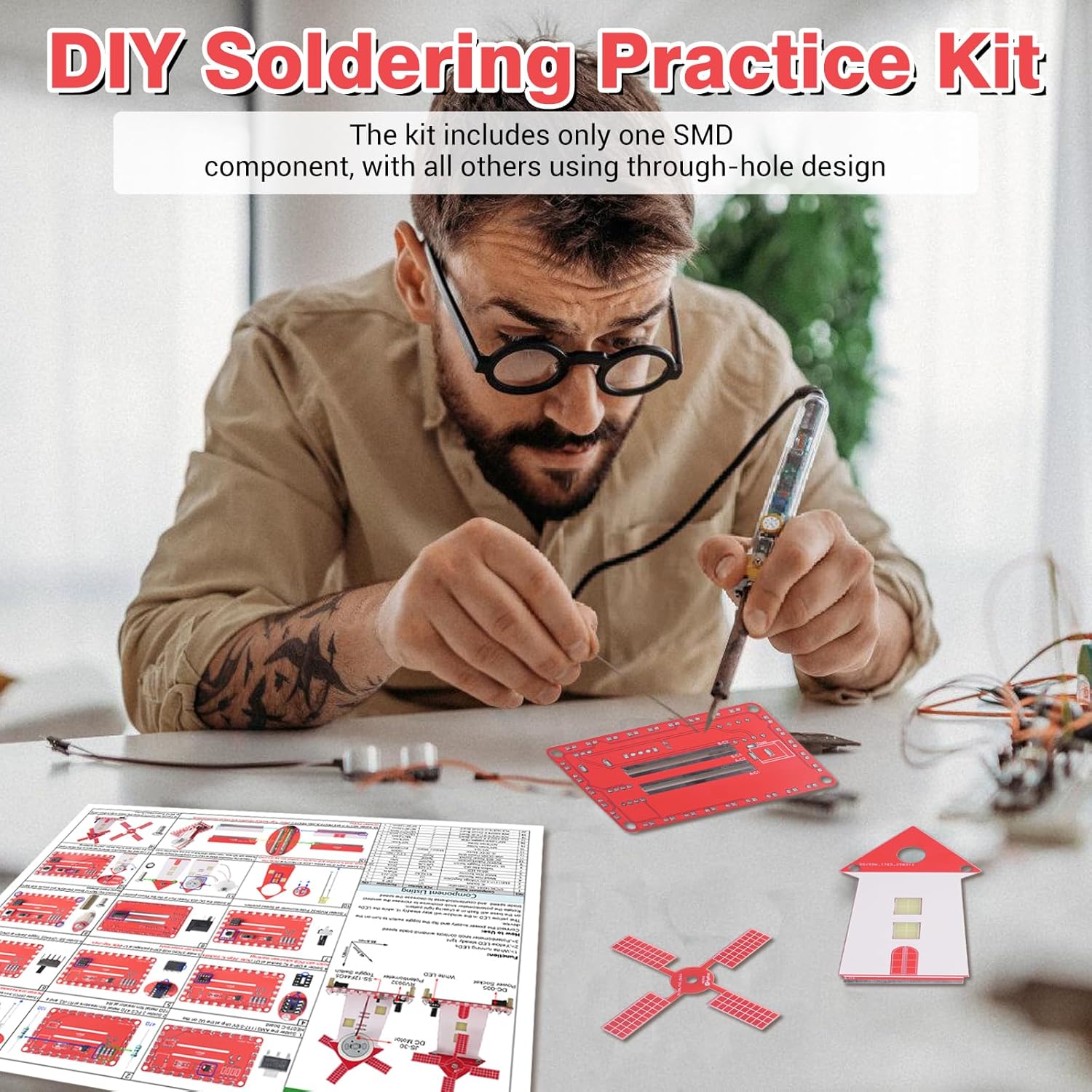 DIY Fırıldak Lehimleme Uygulam - Diy Electronics Kits For Beginners incelemesi ve fiyatı