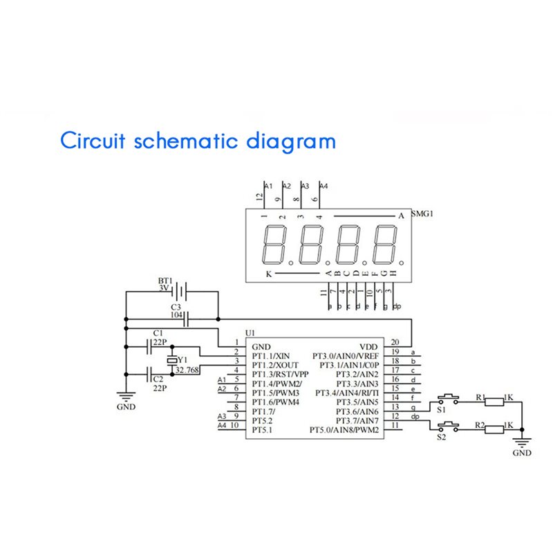 2X DIY Saat LED Saat Elektroni - Diy Electronics Watch incelemesi ve fiyatı